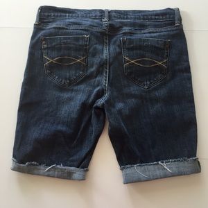 A&F cutoff denim shorts