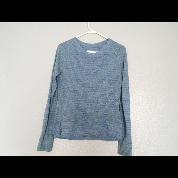 Long sleeved striped shirt