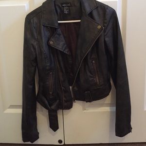bronze leather jacket