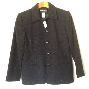 NWT BLACK SAG HARBOR PEA COAT