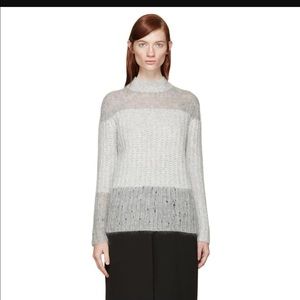 3.1 Phillip Lim Color Block Gray Sweater