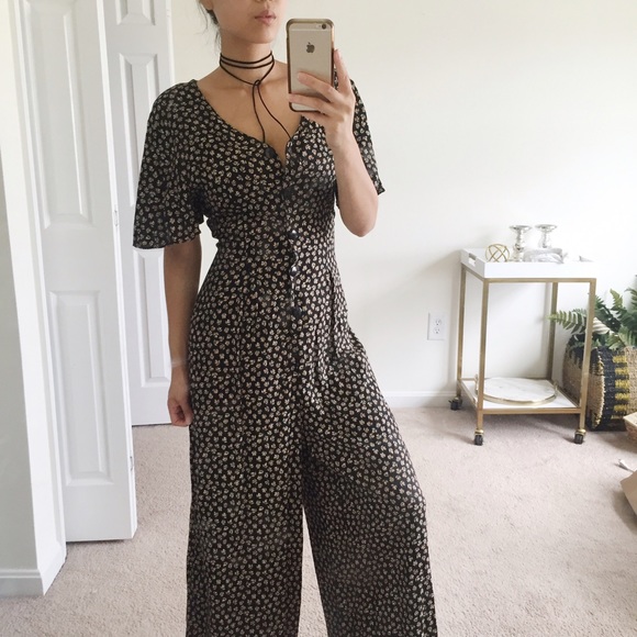 Reformation Pants - Vintage Dainty Floral Print Jumpsuit