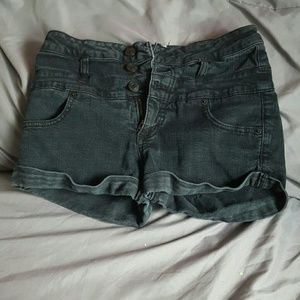 High waisted shorts