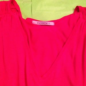 Tandem Sleeveless Orange Dress