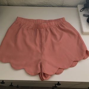 High waisted la hearts pink shorts