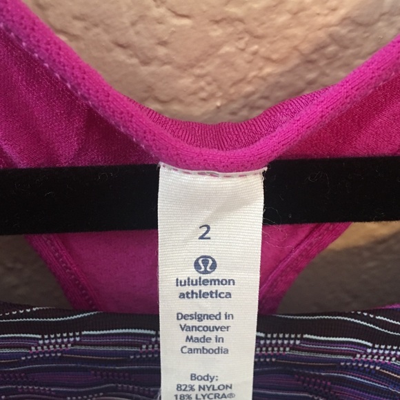 Lululemon tank with Built-In Sports Bra - Picture 2 of 3