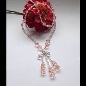 Crystal Beaded Necklace.