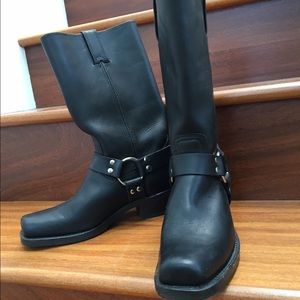 FRYE Harness Tall Leather Boots