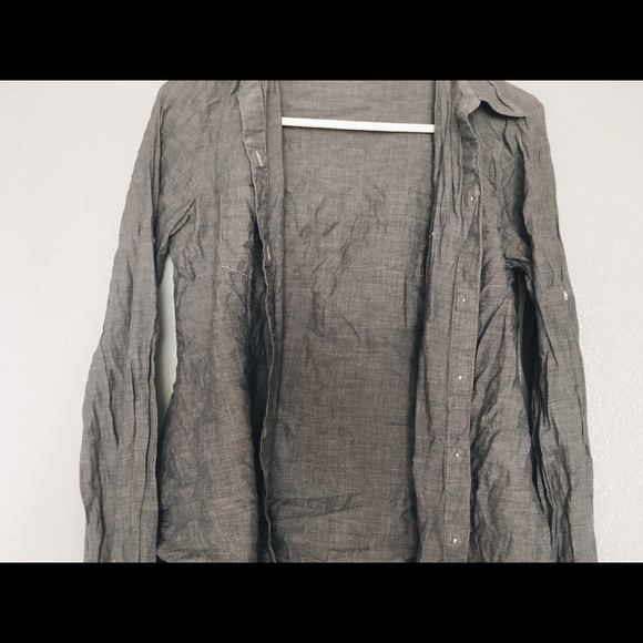 Converse All Star Grey Button Up