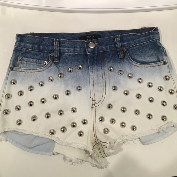 Forever 21 jean shorts high wasted