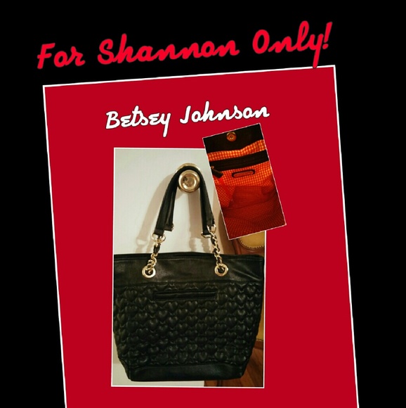 FOR SHANNON ONLY! BETSEY JOHNSON HANDBAG