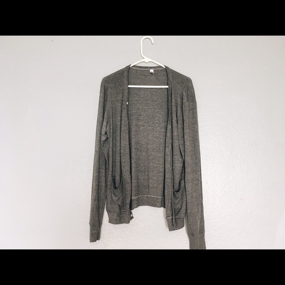 American Apparel Grey Cardigan