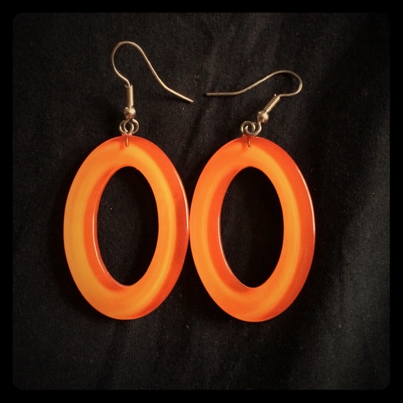 Orange Earrings