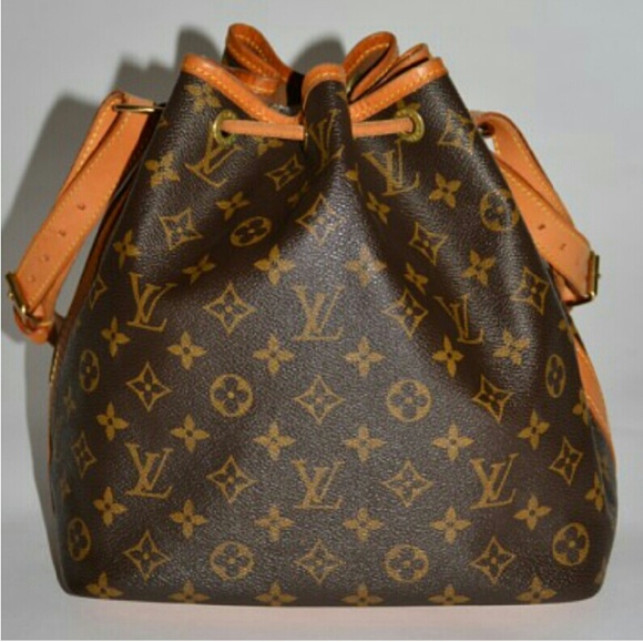 Authentic Louis Vuitton canvass petit noe bag