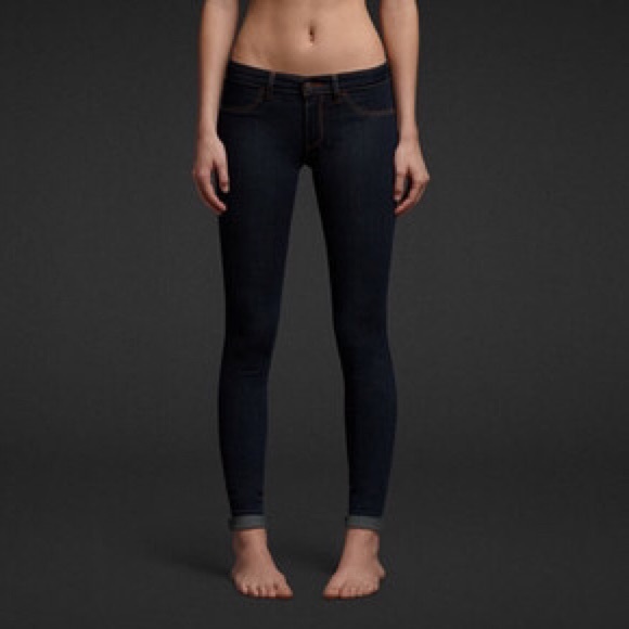 The A&F Jegging: dark wash, no lines, size 10