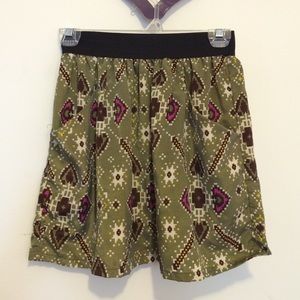 Patterned skirt