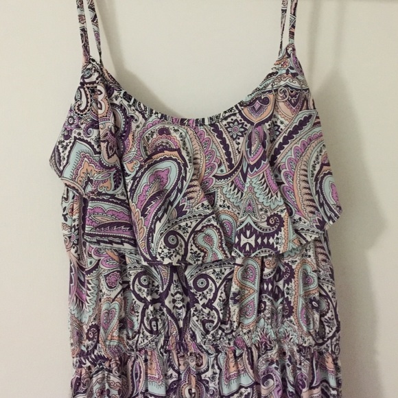 Scoop spaghetti strap maxi dress