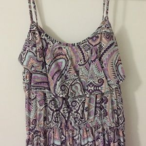 Scoop spaghetti strap maxi dress