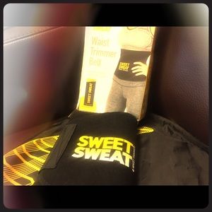 Sweet Sweat Waist Trimmer Belt; workout enhancer.