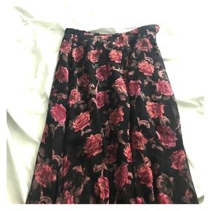 Maxi Floral Skirt