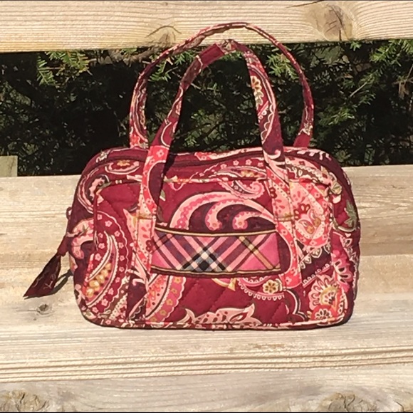 Vintage Vera Bradley - Piccadilly Plum Small handbag - retired print!