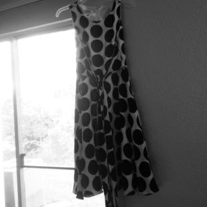 Black & White polka dot dress