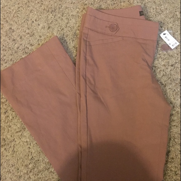 Pants dark mauve colored