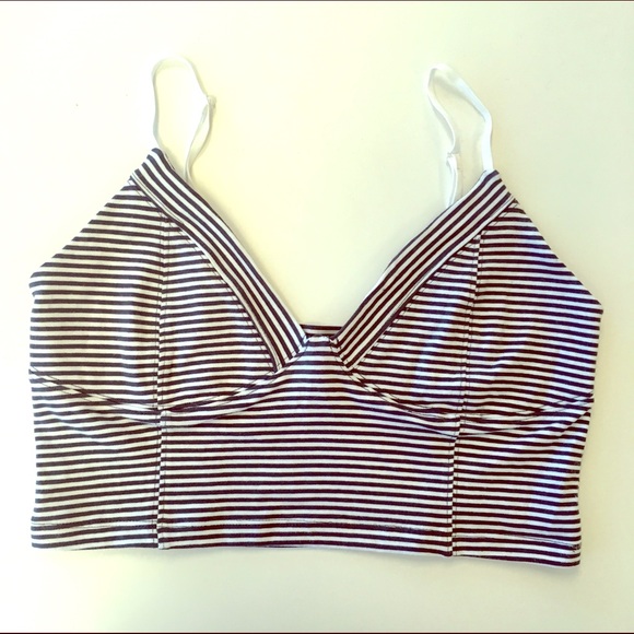 Aritzia Tops - TNA stripe brallete 💙