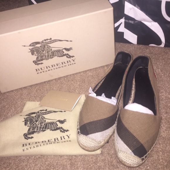 Burberry Espadrilles Size 6.5