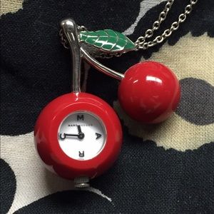 MARC JACOBS CHERRY PENDANT NECKLACE!