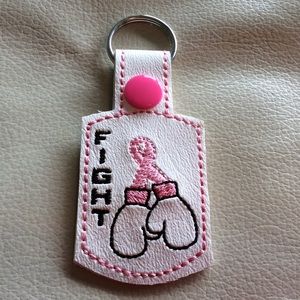 Fight Cancer Awareness Key Chain