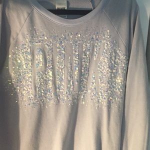 Victoria secrets pink shirt/Crew