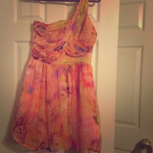 One shoulder dress