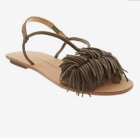 Banana Republic fringe sandals