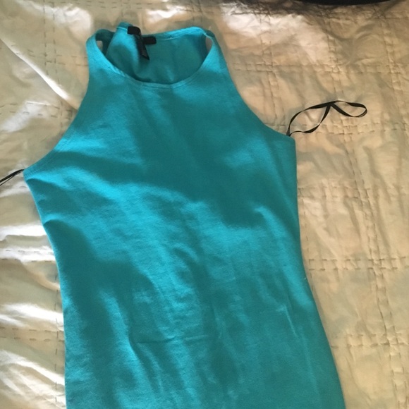 Bodycon halter mini dress