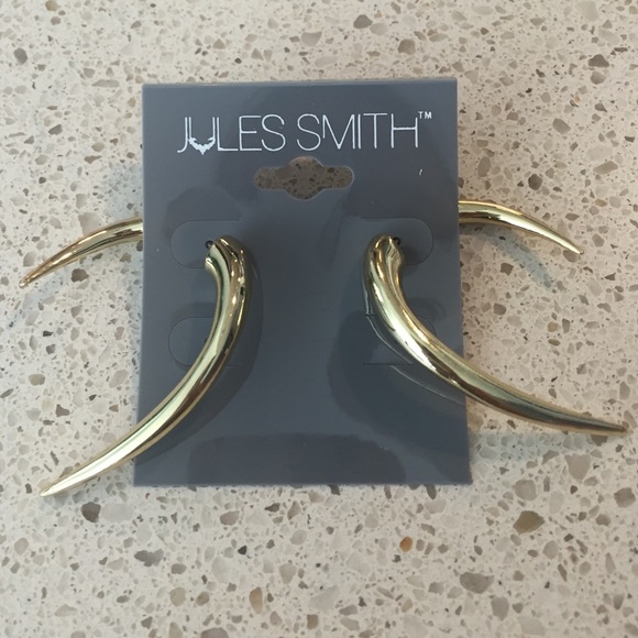 Jules Smith Gold Dagger Earrings NEW