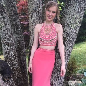 Sherri Hill Pink Dress