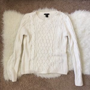 CABLE KNIT SWEATER