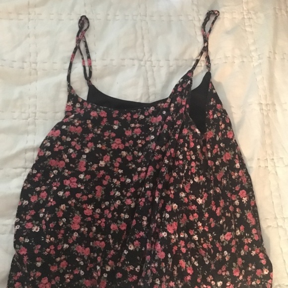 Floral tank crop top