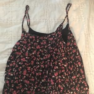 Floral tank crop top