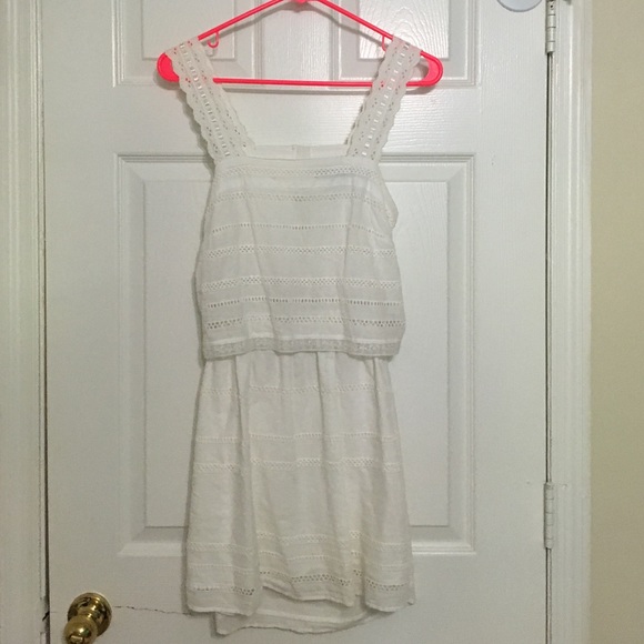 Cute little white dress from topshop