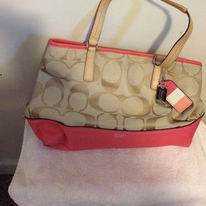 Coach hand bag