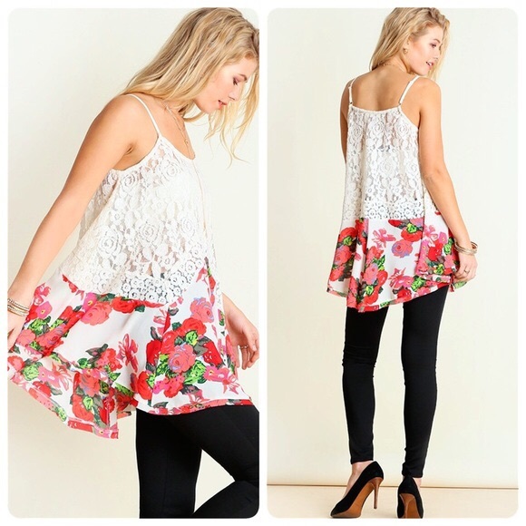 💥LOWEST $💥 🆕 🌺LOVELY LACE BOHO TUNIC🌺