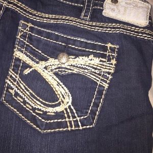 Silver buckle jeans