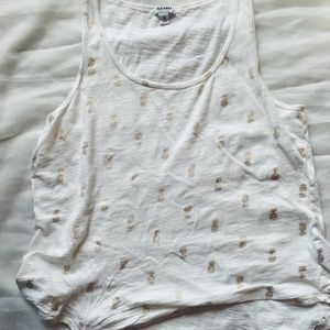 Gold Pineapple Tank Top