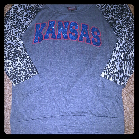 Kansas University cheetah shirt
