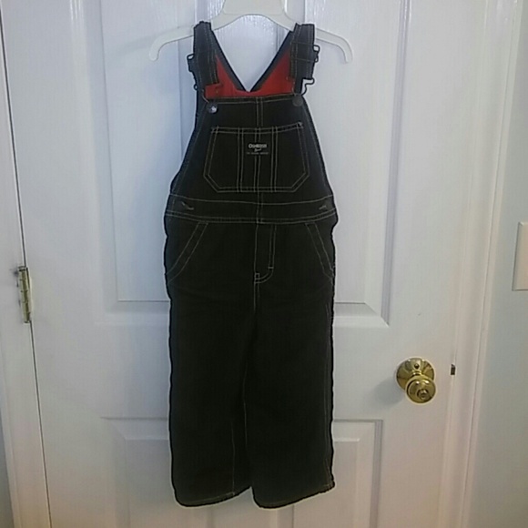 Osh kosh fleece lined overalls