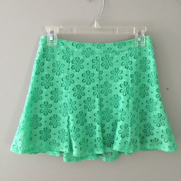 Urban Outfitters  pastel green flouncy mini skirt
