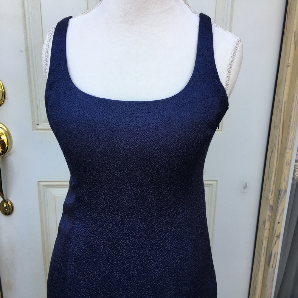 NWOT Armani Collezione Feather Hem Dress - Picture 3 of 4