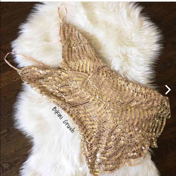 Bikini Crush Swimwear Gold Romper